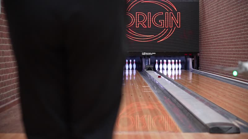Ball down the lane